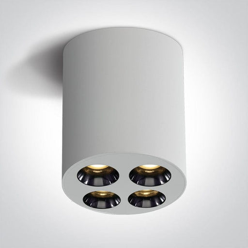 White 10W Low Glare surface ceiling spotlight, IP20.

Complete with 700mA driver.

 One Light SKU:12110H/W/W