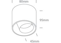 White 12W LED adjustable ceiling light. 



Supplied with 500mA driver. 



 One Light SKU:12112T/W/W