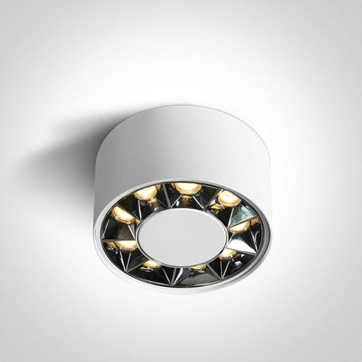 White 12W Ceiling spotlight, IP20.

Complete with 300mA driver.

 One Light SKU:12112X/W/W