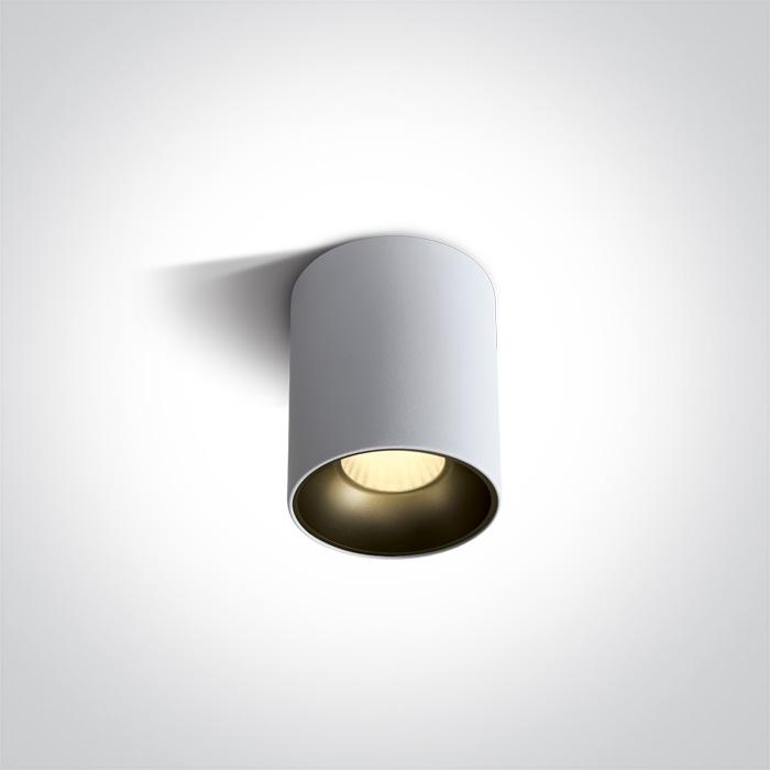 Wall & Ceiling Light White Circular Warm White LED built in 960lm 12W Die Cast + Plastic One Light SKU:12112Z/W/W - Toplightco