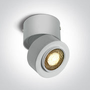 White 15W LED zoomable 15°-45° adjustable ceiling light with removable honeycomb. 



Supplied with 350mA driver. 



 One Light SKU:12115G/W/W