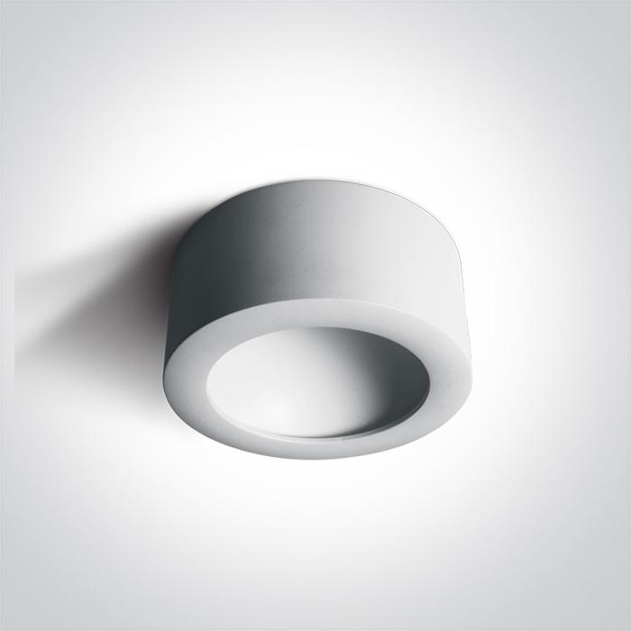 Wall & Ceiling Light White Circular Warm White LED built in 1100lm 16W Die Cast One Light SKU:12116FD/W/W - Toplightco