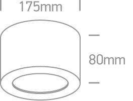 Wall & Ceiling Light White Circular Warm White LED built in 1100lm 16W Die Cast One Light SKU:12116FD/W/W - Toplightco