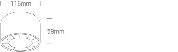 White 20W Surface ceiling spotlight, IP20.

Complete with 450mA driver.

 One Light SKU:12120X/W/W