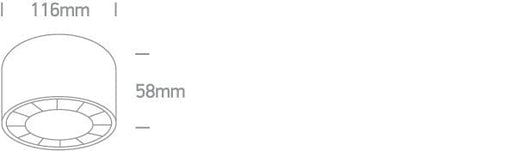 White 20W Surface ceiling spotlight, IP20.

Complete with 450mA driver.

 One Light SKU:12120X/W/W