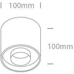 White Led 22w Warm White Ip20 230v Dark Light - Toplightco