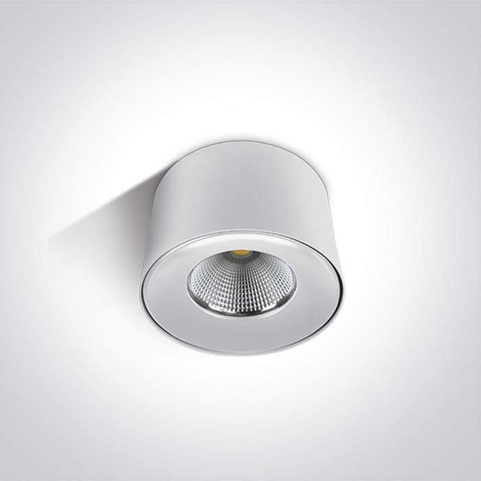 Wall & Ceiling Light White Circular Warm White LED built in 2500lm 30W Aluminium One Light SKU:12130LA/W/W - Toplightco