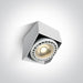 Wall & Ceiling Light White Circular Dimmable Replaceable lamp 75W Die Cast One Light SKU:12138G/W - Toplightco