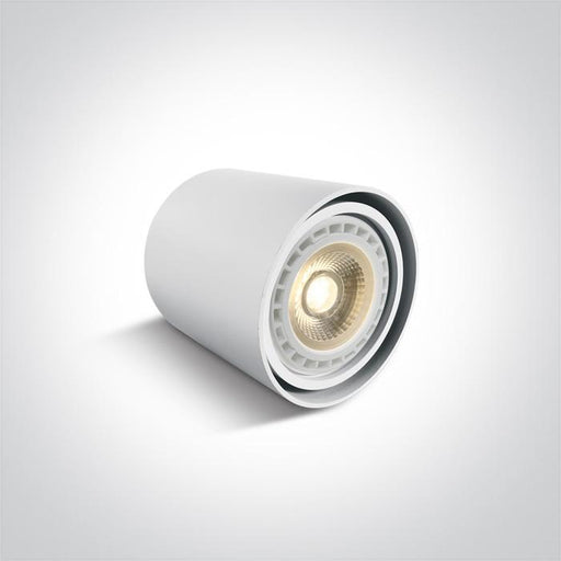 Wall & Ceiling Light White Circular Dimmable Replaceable lamp 75W Aluminium One Light SKU:12142/W - Toplightco