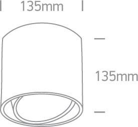 Wall & Ceiling Light White Circular Dimmable Replaceable lamp 75W Aluminium One Light SKU:12142/W - Toplightco