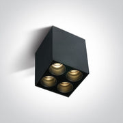 Black Led 10w Warm White Ip20 230v Dark Light Ceiling Light Ip20 SKU: 12406C/B/W - Toplightco