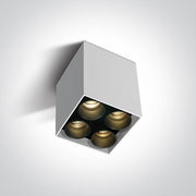 White Led 10w Warm White Ip20 230v Dark Light Ceiling Light Ip20 SKU: 12406C/W/W - Toplightco