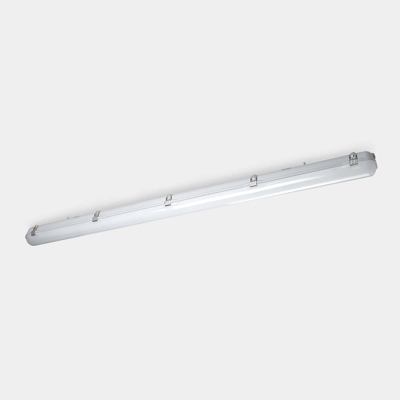 LEDS-C4 Outdoor Ceiling light ip65 solid 1620mm led 60w 4000k dali grey 6404lm 15-E005-34-CM - Toplightco