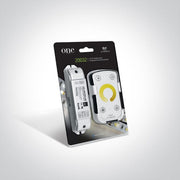Remote controller for changing colour temperature from

daylight to warm white.

 Suitable for use with LED strips 7835/DEW.

50 meters range, includes dimmer control and programme

mode.

 

 One Light SKU:20032