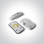 Remote controller for changing colour temperature from

daylight to warm white.

 Suitable for use with LED strips 7835/DEW.

50 meters range, includes dimmer control and programme

mode.

 

 One Light SKU:20032