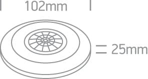 230V 300W (LED) 800W (Incandescent) Ceiling Infrared Motion Sensor.

Detection area, hold time and daylight sensor are adjustable

via dip switches

Complies with standard EN60669 

 One Light SKU:22004