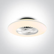 White Ceiling Fan Light Led 230v Adjustable Cct SKU: 24002/W - Toplightco