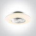White Ceiling Fan Light Led 230v Adjustable Cct SKU: 24002/W - Toplightco