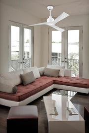 FAN IP20 MOGAN BRIGHT WHITE WHITE SKU: 30-4356-CF-CF - Toplightco