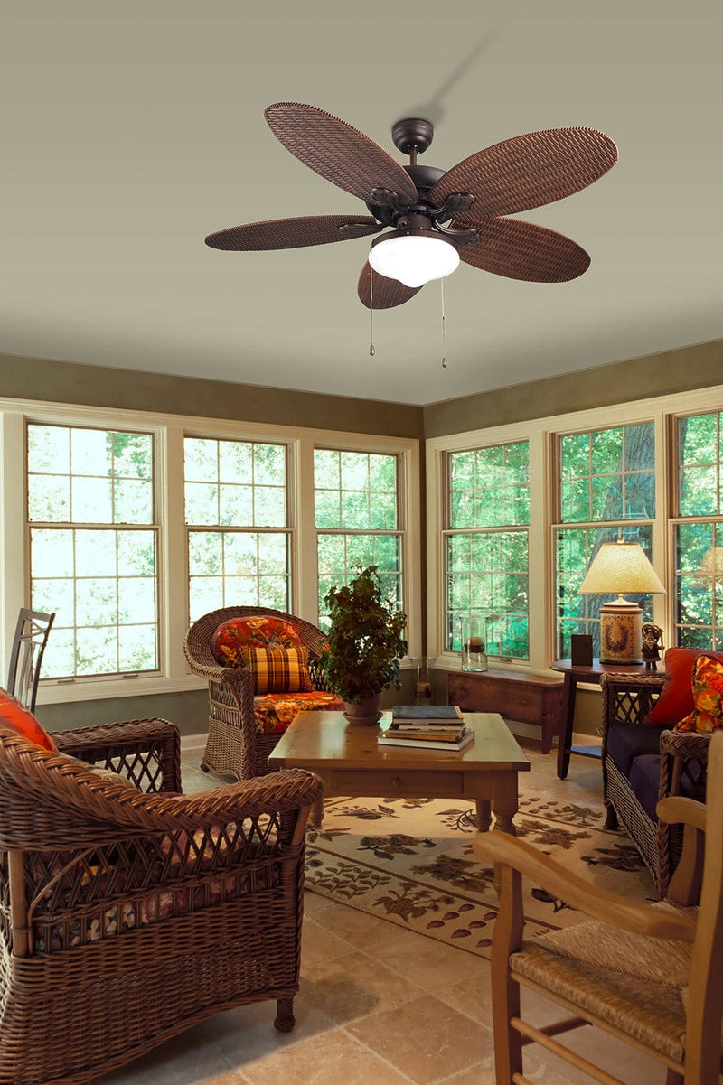 FAN IP20 PHUKET COPPER BROWN BROWN SKU: 30-4398-J7-J7 - Toplightco