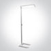 White 60w Floor Stand Ugr19 Dimmable 230v - Toplightco