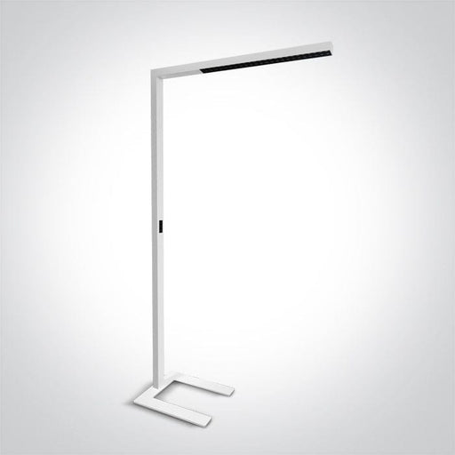 White 75w Floor Stand Cool White Dimmable 230v - Toplightco