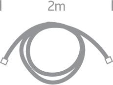 2m POWER SUPPLY CABLE FOR WW/DL TUBE One Light SKU:38006A - Toplightco