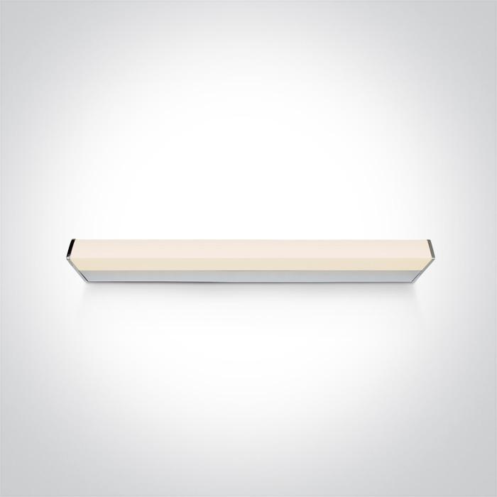 Bathroom Light Chrome Rectangular Cool White LED built in 1650lm 23W Die Cast One Light SKU:38114EL/C - Toplightco