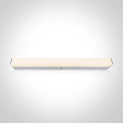 Bathroom Light Chrome Rectangular Warm White LED built in 1200lm 15W Aluminium One Light SKU:38114M/W - Toplightco