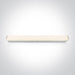 Bathroom Light Chrome Rectangular Warm White LED built in 1200lm 15W Aluminium One Light SKU:38114M/W - Toplightco