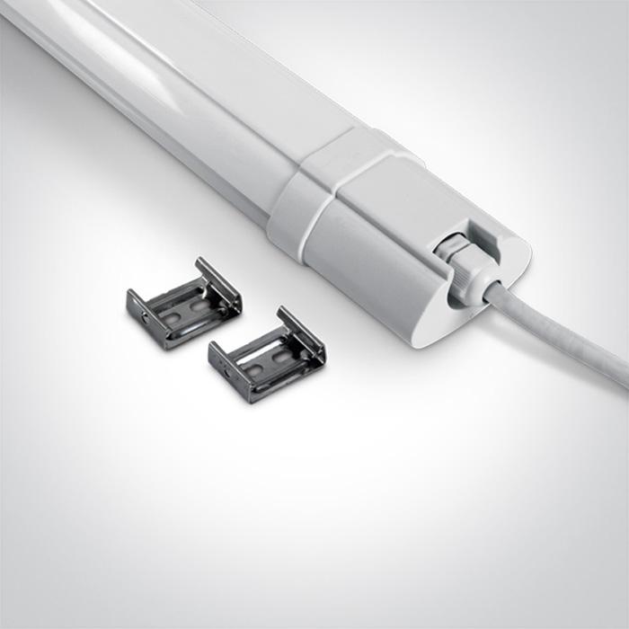 Floodlight White Rectangular Cool White LED Outdoor LED built in 1600lm 18W PC One Light SKU:38118LA/C - Toplightco