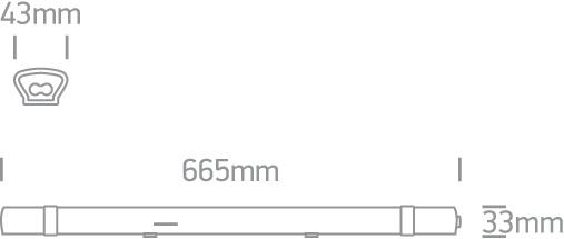 Floodlight White Rectangular Warm White LED Outdoor LED built in 1500lm 18W PC One Light SKU:38118LC/W - Toplightco