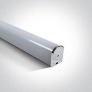 Bathroom Light Chrome Rectangular Cool White LED built in 1700lm 20W Aluminium One Light SKU:38120C/C - Toplightco