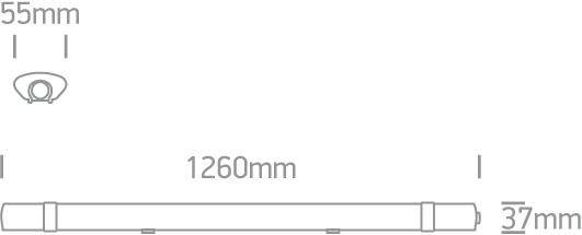 Floodlight White Rectangular Daylight LED Outdoor LED built in 3200lm 36W PC One Light SKU:38136LA/D - Toplightco