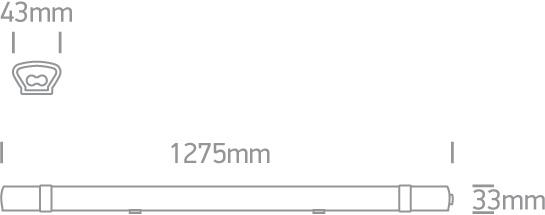 Floodlight White Rectangular Warm White LED Outdoor LED built in 3000lm 36W PC One Light SKU:38136LC/W - Toplightco