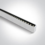 Linear Light White Rectangular Warm White LED built in 3800lm 40W Aluminium One Light SKU:38150B/W/W - Toplightco