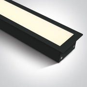 Black 40W Recessed linear with diffuser, ideal for offices. 



Complete with 1000mA driver, 6pcs fixing clips, 4pcs connectors & 2pcs end cups.

Can be connected in line.



 One Light SKU:38152R/B/W