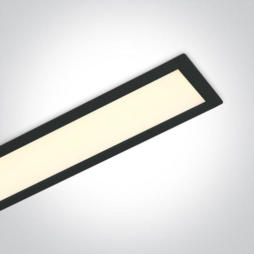 Black 40W Recessed linear with diffuser, ideal for offices. 



Complete with 1000mA driver, 6pcs fixing clips, 4pcs connectors & 2pcs end cups.

Can be connected in line.



 One Light SKU:38152R/B/W