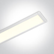 Recessed Linear Light White Rectangular Cool White LED built in 3600lm 40W Aluminium One Light SKU:38152R/W/C - Toplightco