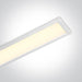 Recessed Linear Light White Rectangular Warm White LED built in 3600lm 40W Aluminium One Light SKU:38152R/W/W - Toplightco