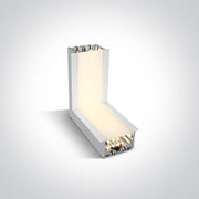 Linear Light ceiling to wall Corner White Rectangular Warm White LED built in 900m 10W Aluminium One Light SKU:38152RL/W/W - Toplightco