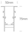 Black BLACK MAGNETIC RECESSED PROFILE 1m 48v



Complete with 2pcs end cups, 4pcs fixing clips, 2pcs side connectors, 1pc mechanical connector and dust cover. One Light SKU:42001R/B