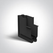 Black BLACK RECESSED CORNER WALL TO WALL (IN) FOR 42001R / 42002R One Light SKU:42012BR/B