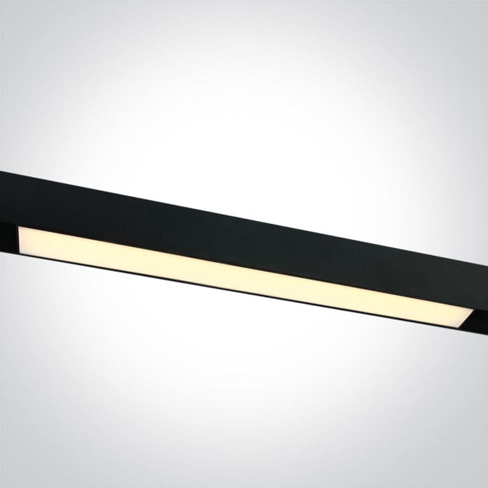 Black 25w Linear Light Warm White 48v Ip20 One Light SKU:42100B/B/W - Toplightco