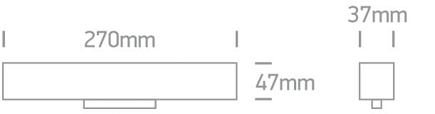 Black 22w Warm White 48v Ip20 One Light SKU:42102B/B/W - Toplightco