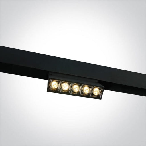 Black 12w Warm White 48v Ip20 Adjustable One Light SKU:42106A/B/W - Toplightco