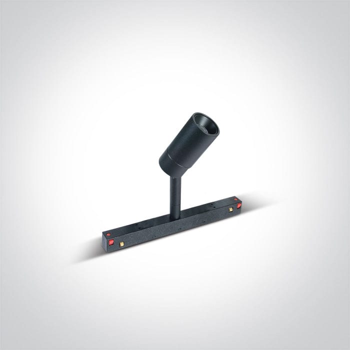 Black 6w Warm White 48v Ip20 Adjustable One Light SKU:42108/B/W - Toplightco