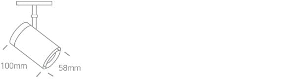 Black 12w Warm White 48v Ip20 Adjustable One Light SKU:42114A/B/W - Toplightco