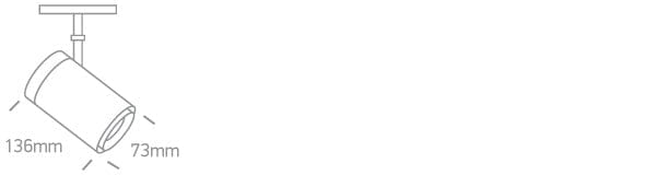 Black 24w Warm White 48v Ip20 Adjustable Dali One Light SKU:42114BL/B/W - Toplightco