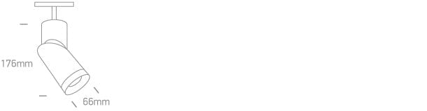 Black 15w Warm White 48v Ip20 Adjustable One Light SKU:42116C/B/W - Toplightco